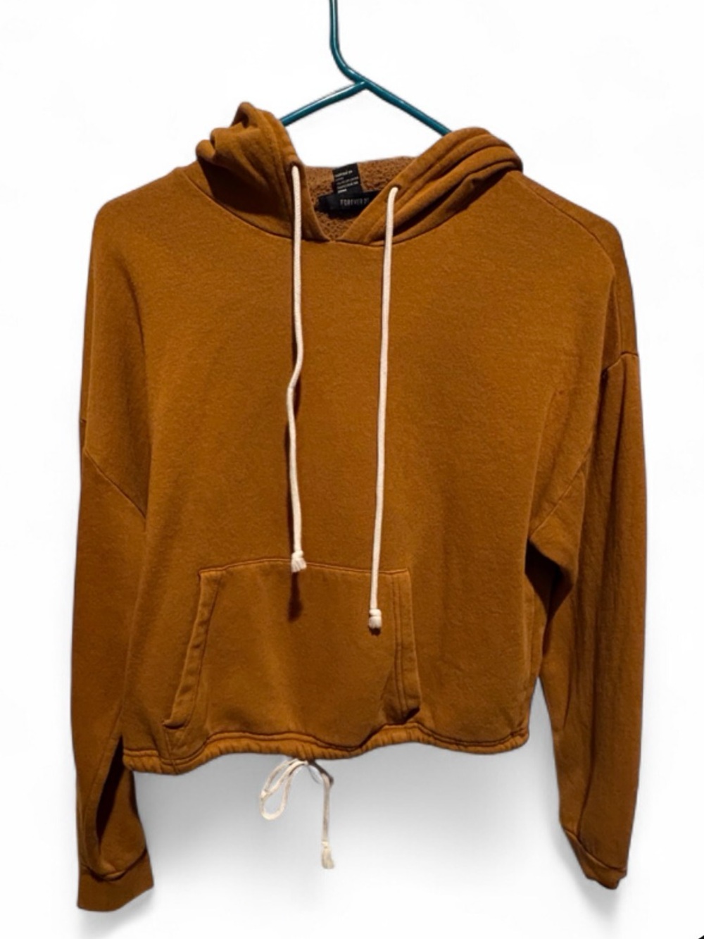 Casual Cropped Hoodie